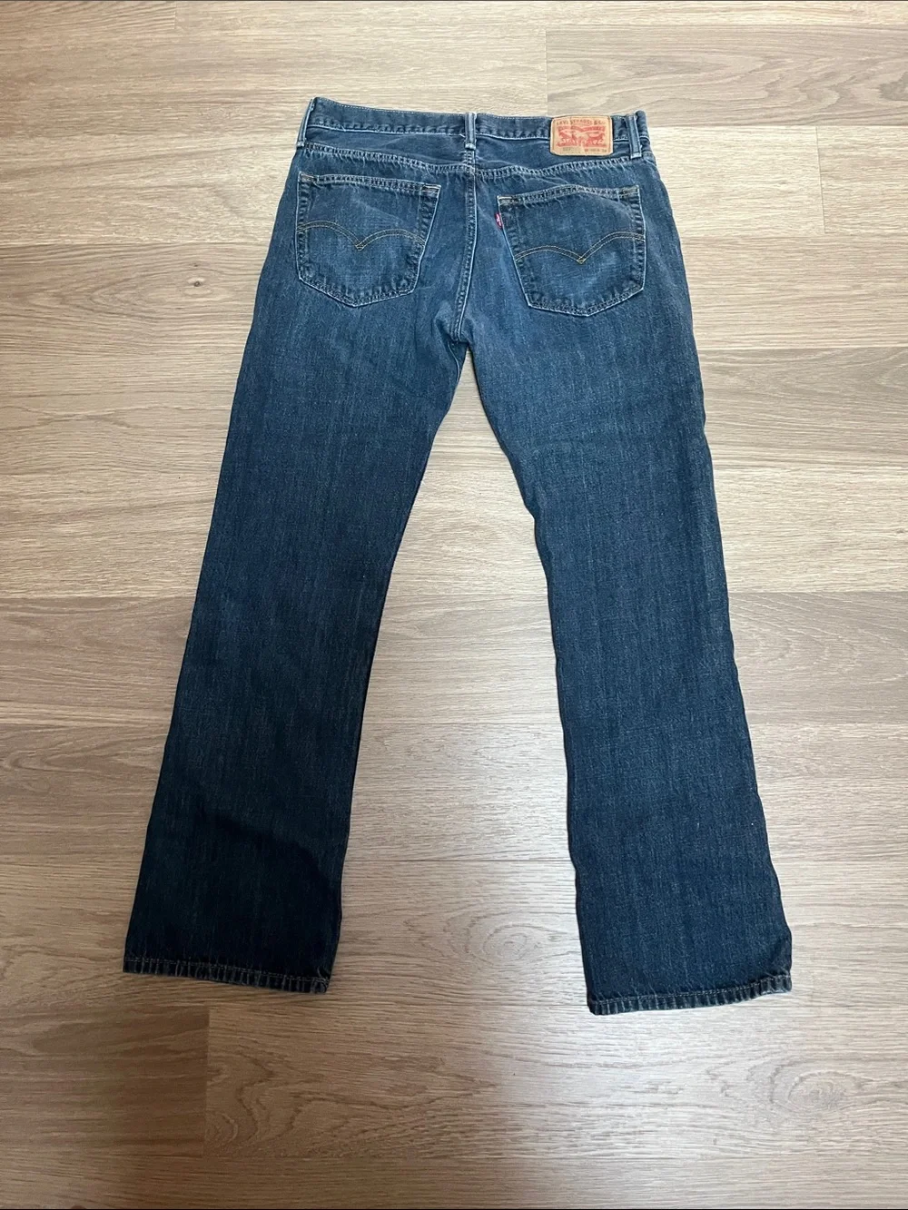 527 Classic Men's Dark Blue Straight-Leg Jeans